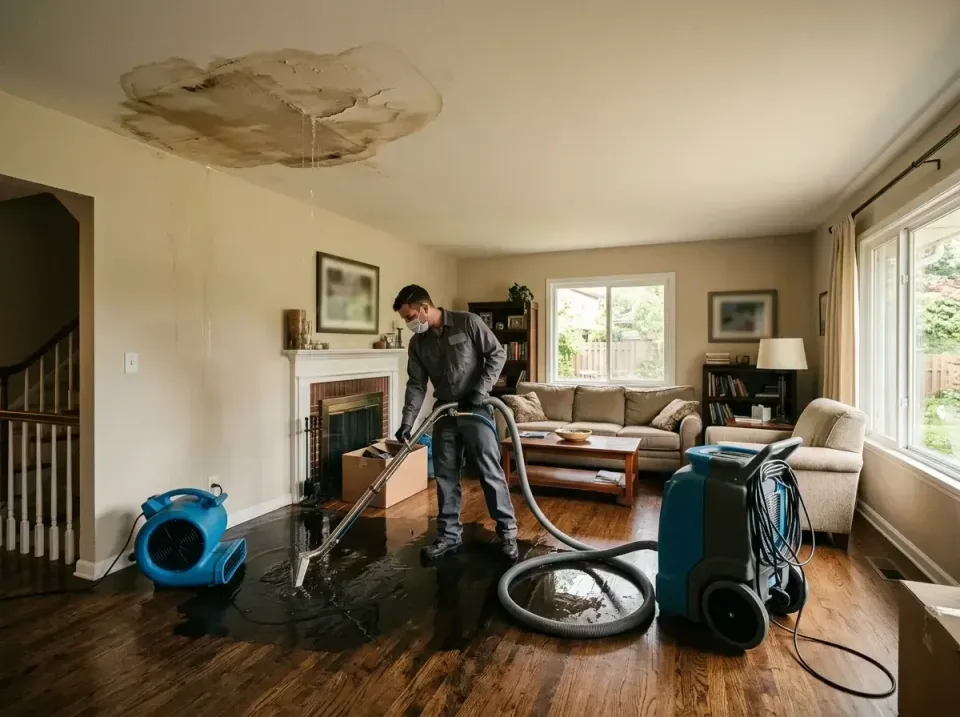 attic-pipe-burst-ceiling-drip-008 — frequently asked questions, Water Damage Restoration & Carpet Care in Wallace, NC